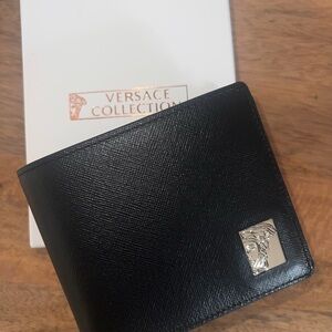 NWT Versace Collection Bifold Wallet